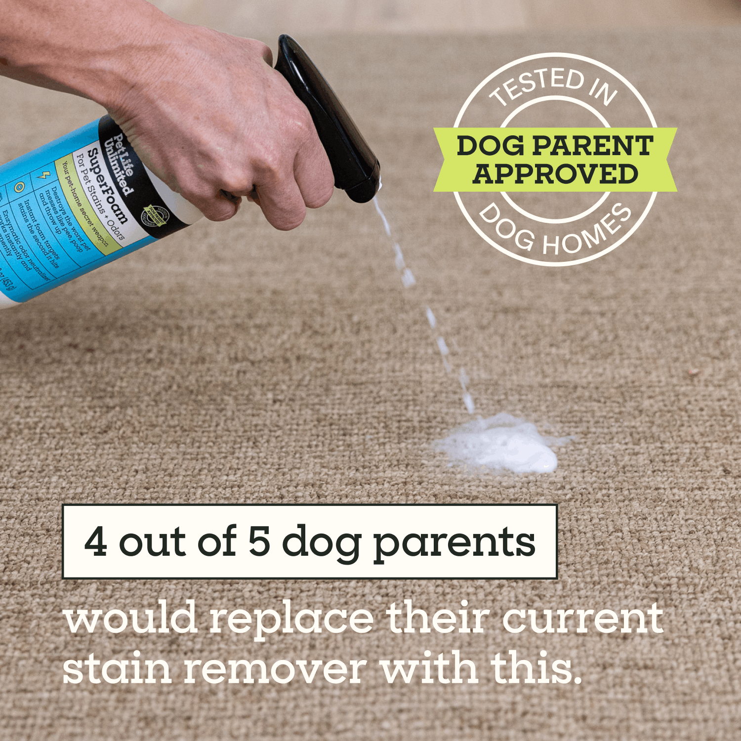 SuperFoam for Pet Stains & Odors