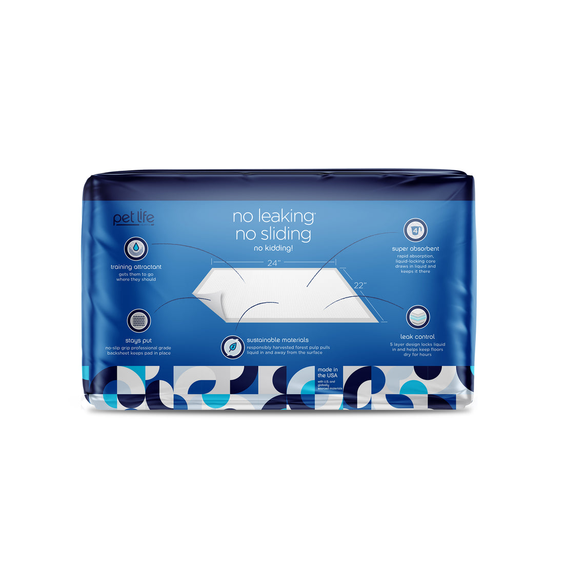 Leak-Proof, Slide-Proof Dog Pads