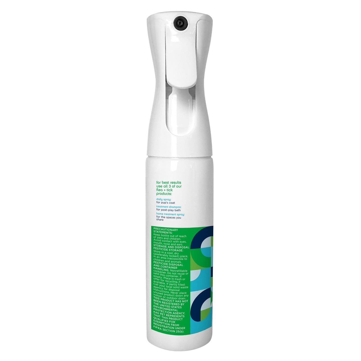 Spray diario contra pulgas y garrapatas para perros