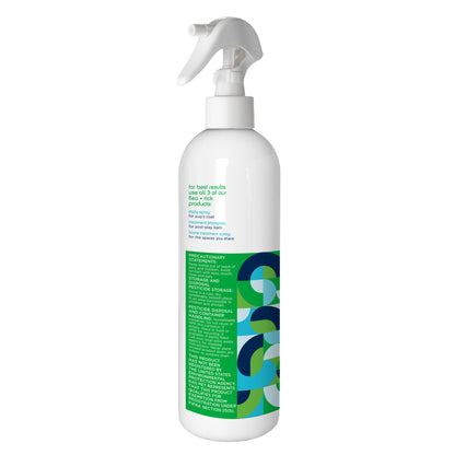 Spray de tratamiento casero contra pulgas y garrapatas