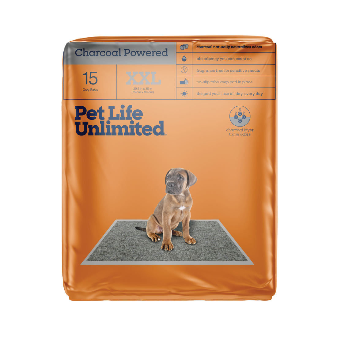 Charcoal Powered Dog Pads
