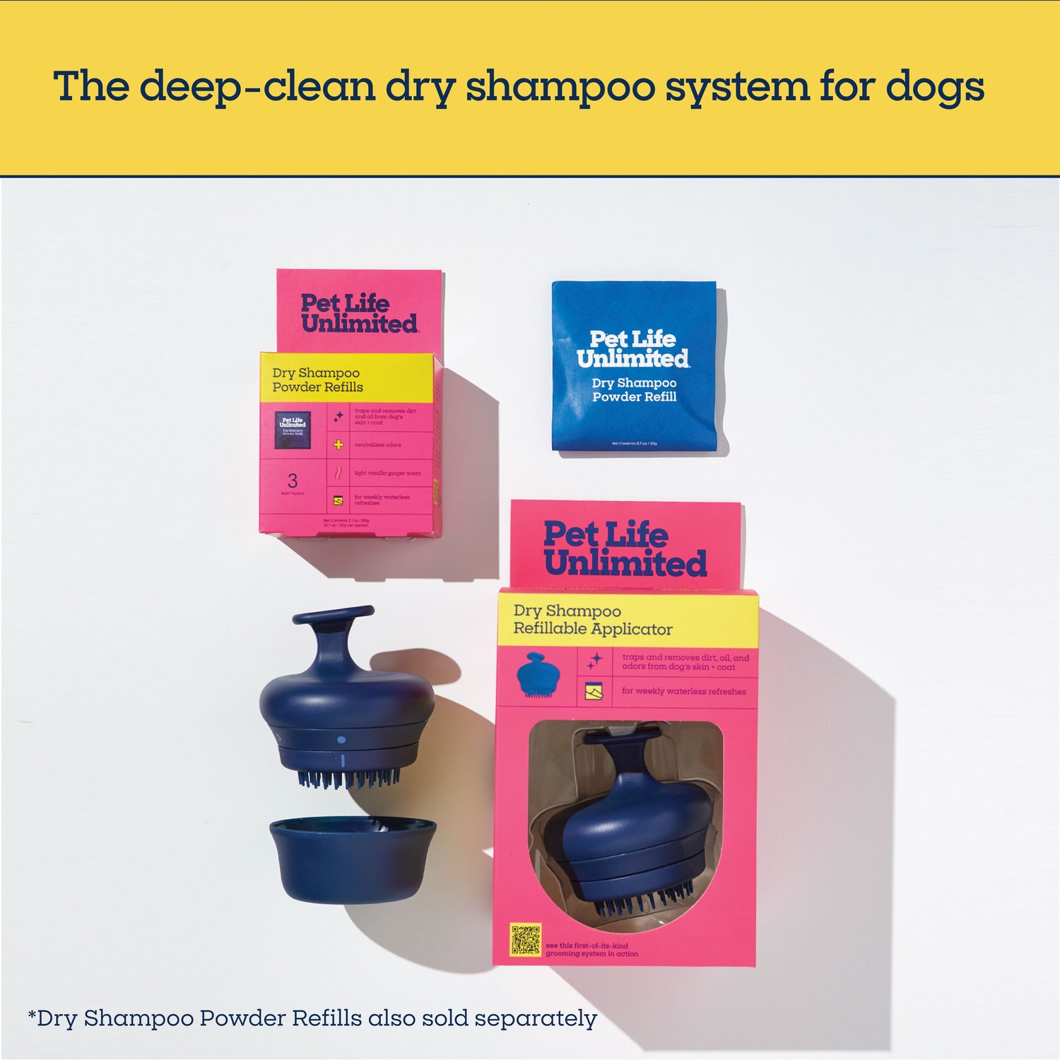 Champú y acondicionador para perros con spray bidireccional