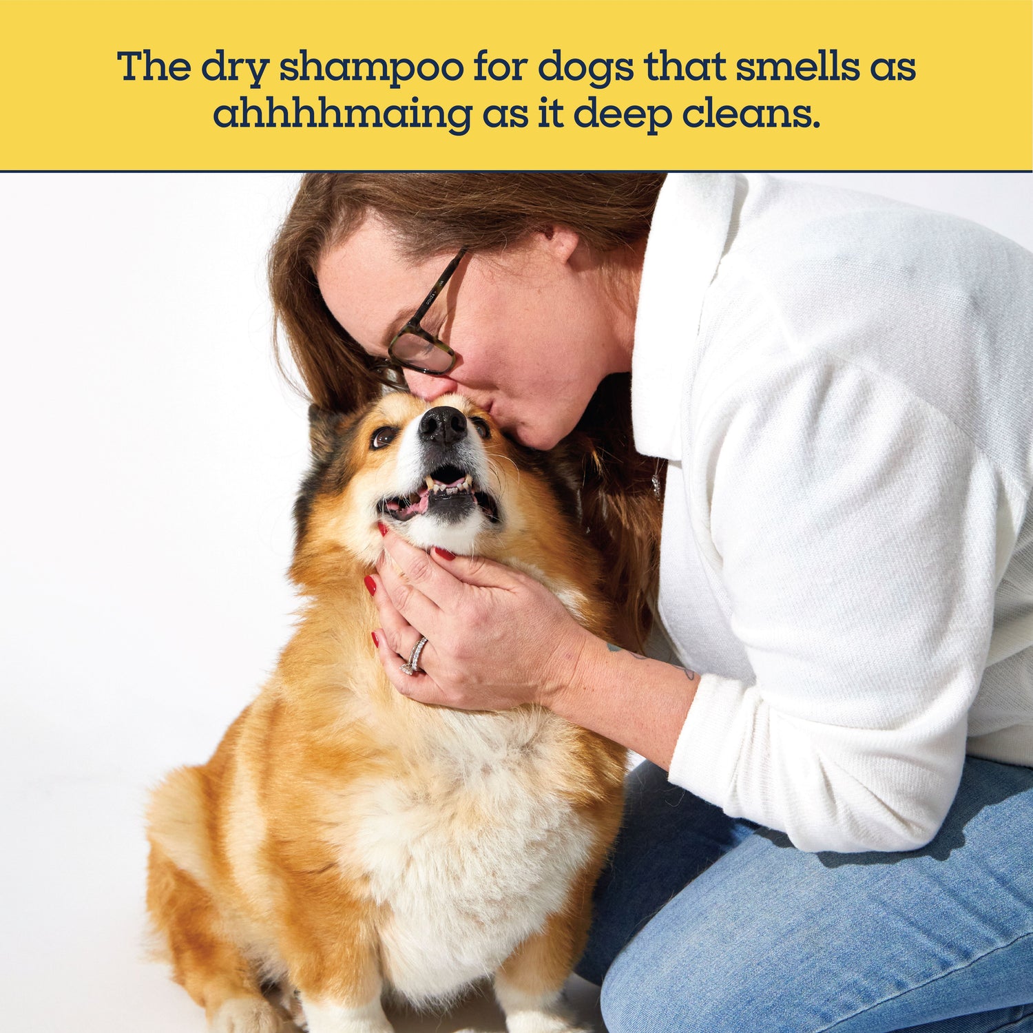 Champú y acondicionador para perros con spray bidireccional