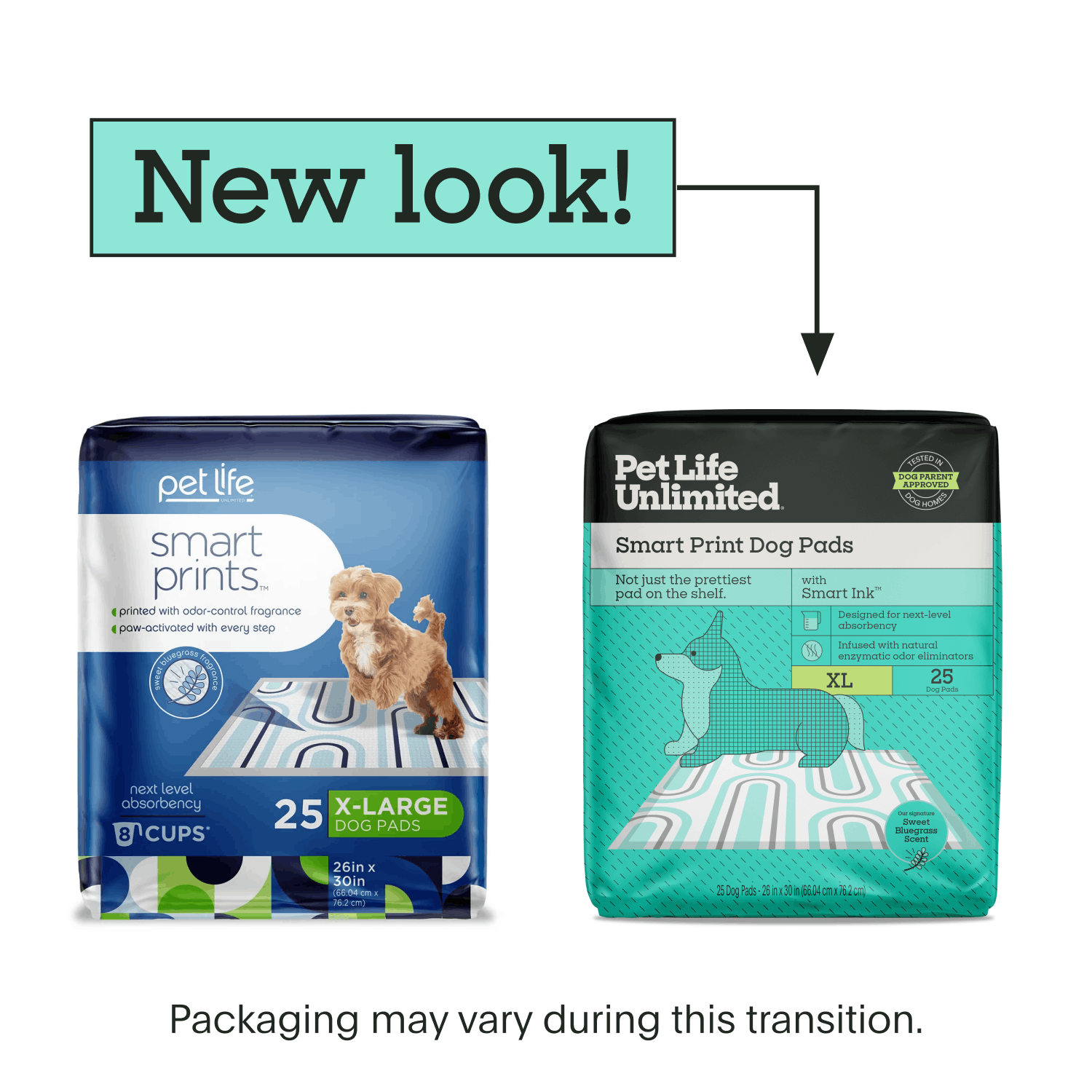 Smart Print Dog Pads, XL