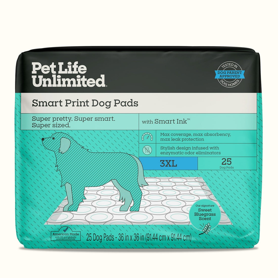 Smart Print Dog Pads, 3XL