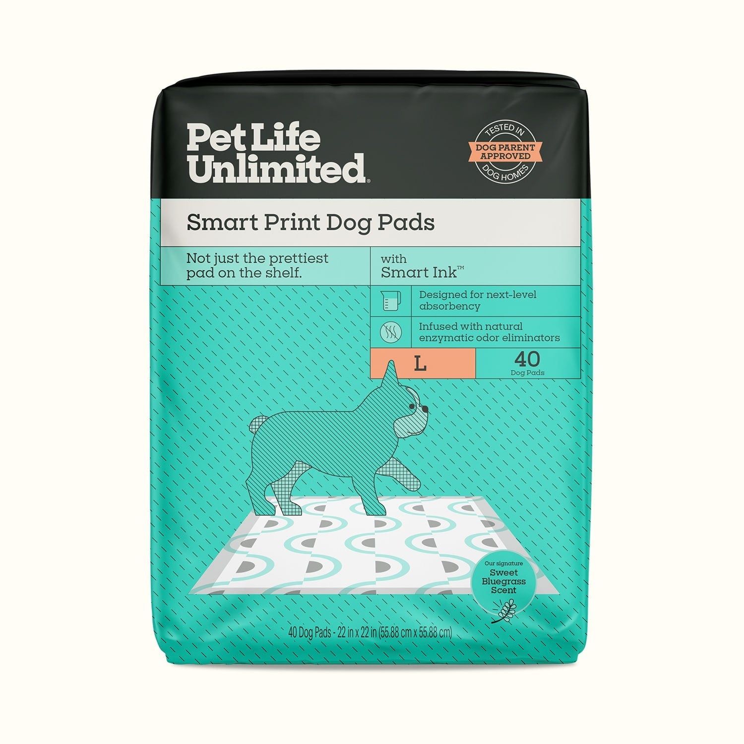 Smart Print Dog Pads, Large