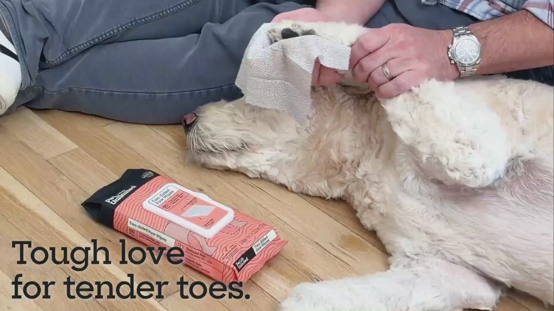 Two-sided Paw Wipes